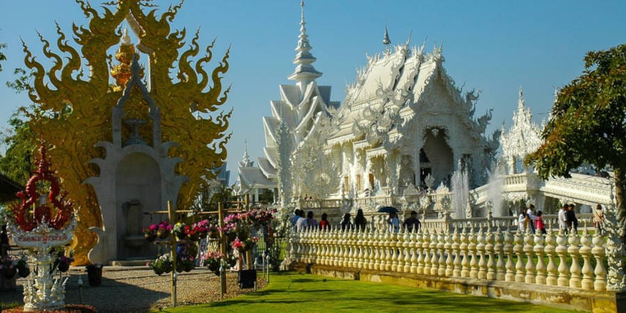 De witte tempel - Chiang Rai