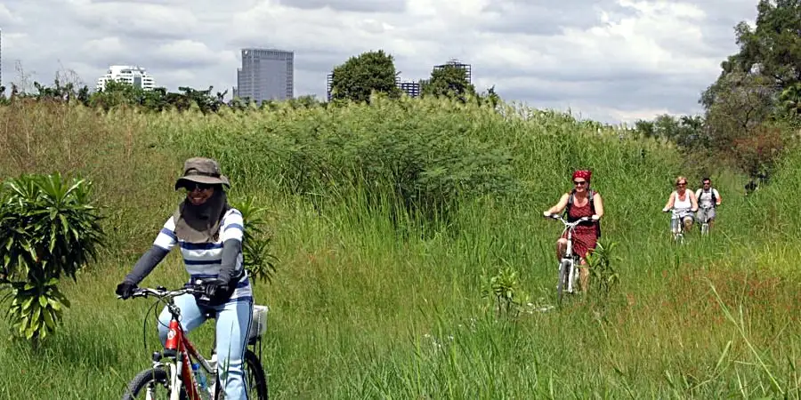 Fietstocht in Bangkok